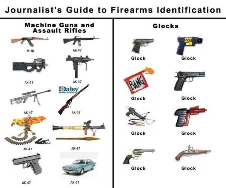 Journalist's Gun Identification